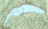 Map Of Lake Geneva Switzerland