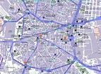 Mapa del centro de Madrid - Tamaño completo