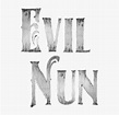 Evil Nun Game Logo, HD Png Download - kindpng