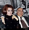 SOPHIA LOREN & CARLO PONTI HUSBAND & WIFE (1965 Stock Photo - Alamy