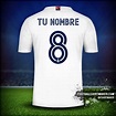 Camiseta Real Madrid CF 2020/21 Cup número 8 tu nombre | Camiseta ...