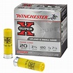 Winchester Super-X 20 Gauge Dove & Game Load 7.5 Shot Shotshells - 25 ...