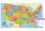 Mapa De Estados Unidos - EducaBrilha