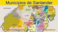 Mapa De Santander Pueblos