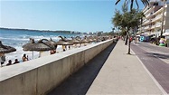 Die Strand-Promenade in Cala Millor auf Mallorca - 08/2019 - YouTube