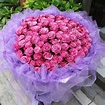 《永恆的愛》99朵紫色玫瑰求婚花束|-花e流花坊平價享奢華花禮的最佳花店選擇-商品介紹