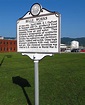 Marker outside DuPont's Belle Plant in Dupont City, West Virginia ...