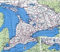 Southern Ontario Map Adobe Illustrator Digital Vector Map ...