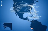 JetBlue Airways route map - from New York JFK