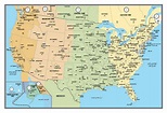Us Area Code And Time Zone Map - Gretal Gilbertine