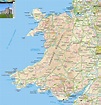 Wales Offline Map, Including Anglesey, Snowdonia, Pembrokeshire And ...