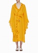 Anita belted ruffle bell sleeve robe by Lisa Marie Fernandez | Coshio ...