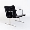 Black leather RZ 602 chair by Dieter Rams for Vitsoe, 1960s | #137228