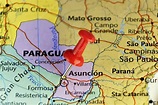 Destination map, Asuncion Paraguay — Stock Photo © llucky78 #129846360