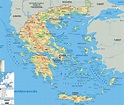 Mapa de Grecia - Grecia ubicación en el mapa (en el Sur de Europa - Europa)