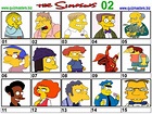 Character names from the simpsons