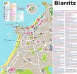 Biarritz Tourist Attractions Map - Ontheworldmap.com
