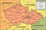 Czech Republic On A World Map - Amanda Marigold