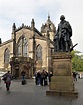 Scotland, Edinburgh - statue of Adam Smith, Mercat Cross &… | Flickr