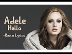 Adele - Hello - Letra en español - YouTube