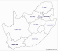 Blank South Africa Map - Blank World Map