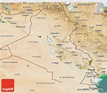 Satellite 3D Map of Iraq