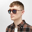 Persol Steve McQueen 714 Sunglasses Light Havana & Blue | END. (IE)