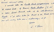 C.S. Lewis’s Last Letter (November 21, 1963)