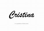 Cristina Name Tattoo Designs | Name tattoos, Names, Name tattoo