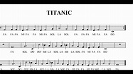 partitura de titanic en violin - YouTube