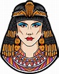 Egyptský kleopatra nálepky náboženství - TenStickers