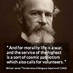 William James: “And for morality life is a war, and the service...”