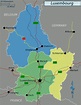 Political map of Luxembourg. Luxembourg political map | Vidiani.com ...
