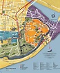 Old Quebec tourist map - Old Quebec City attractions map (Quebec - Canada)