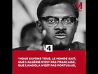 Découvrez 5 Citations de Patrice Lumumba - YouTube
