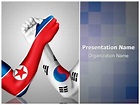 Professional North and South Korea Editable PowerPoint Template
