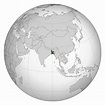 Grande mapa de ubicación de Bangladesh | Bangladesh | Asia | Mapas del ...