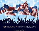 USA Flag Day Illustration Vector Download
