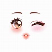 roblox robloxface 354487095016211 by @i_make_stickers1 | Cute eyes ...