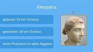 Kleopatra • Kleopatra VII. und Cäsar, Ehepartner · [mit Video]