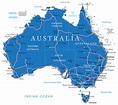 Australia Map - Guide of the World