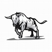 Vector de toro salvaje | Vector Premium