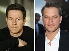 Matt Damon Mark Wahlberg Look Alike / I don't think they look that much ...