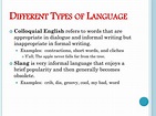 PPT - LANGUAGE AND TONE PowerPoint Presentation, free download - ID:6911933