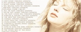 Taylor Swift Web | Taylor Releases Tracklist For ‘Fearless (Taylor’s ...