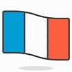 Francia Bandera clipart. Dibujos animados descargar gratis. | Creazilla