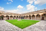 Hof Der Berühmten Universität Von Salamanca, Kastilien Leon, Spanien ...