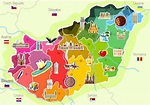 Touristische Landkarte von Ungarn: Touristische Attraktionen und ...