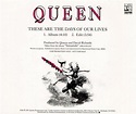 Queen "These Are The Days Of Our Lives" single gallery