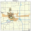 Rochelle Illinois Street Map 1764746